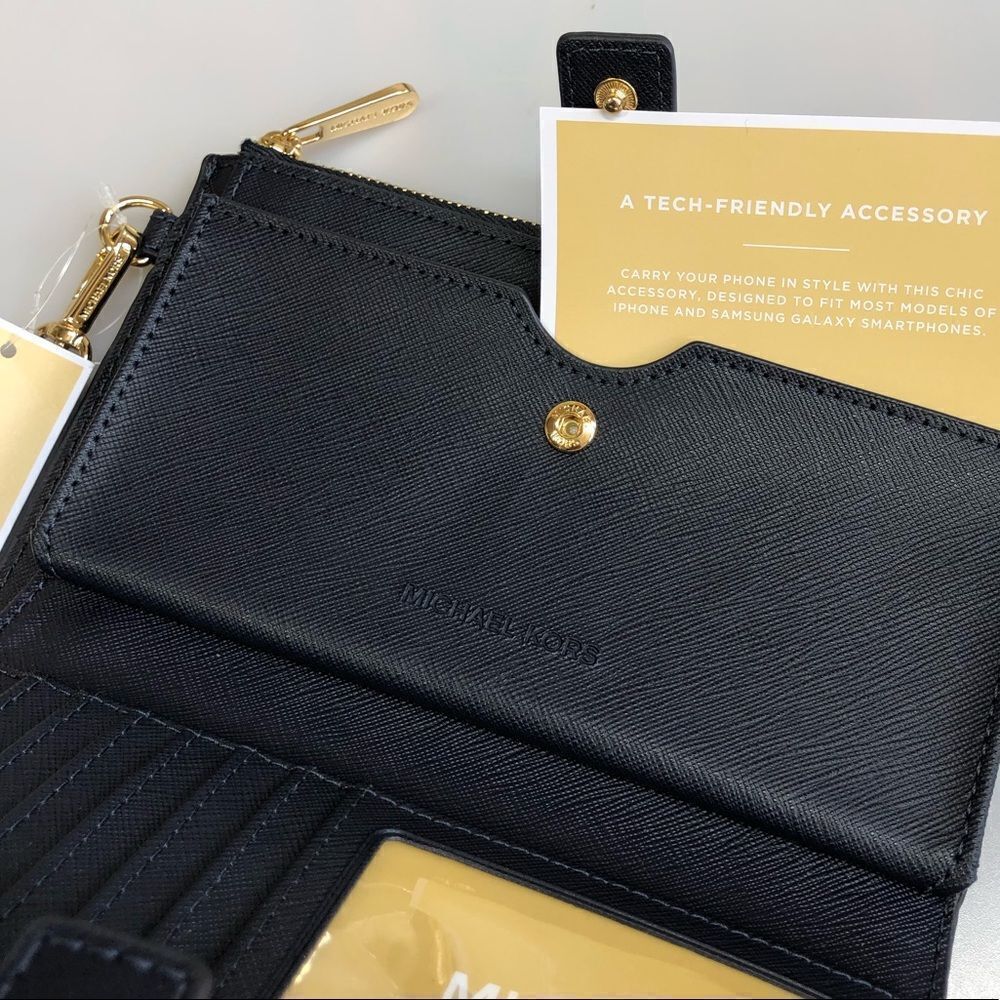 MICHAEL KORS DOUBLE ZIP Logo Signature Wallet - Picture 6 of 8